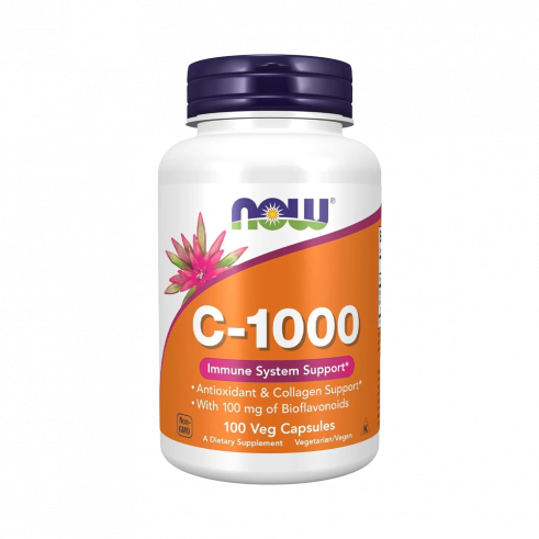 NOW Vitamin C-1000, Витамин С 1000 мг, 100 капсул