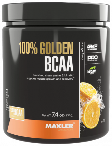 Maxler 100% Golden BCAA, 210 грамм