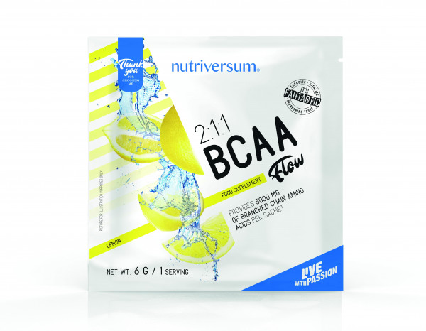 Nutriversum Flow BCAA 2:1:1, 6 грамм