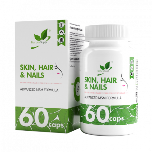 Natural Supp Skin Hair &amp; Nails, 60 капсул