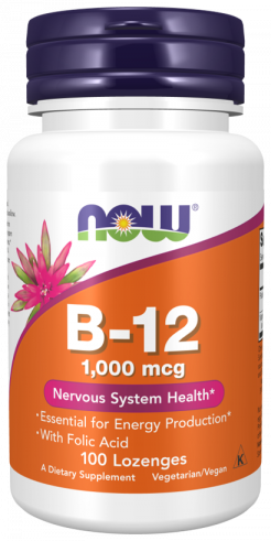 NOW B-12 1000 mcg, 100 таблеток