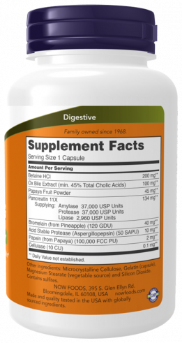 NOW Super Enzymes, 90 капсул