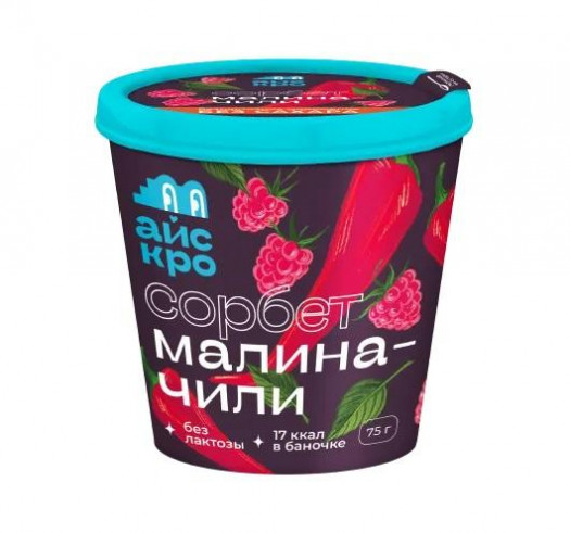 АйсКро Сорбет без сахара, 75  гр