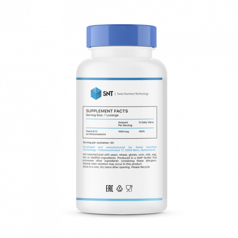 SNT Methyl B-12, 60 таблеток