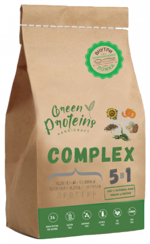 Green Proteins Протеин Растительный Комплексный, 900 гр