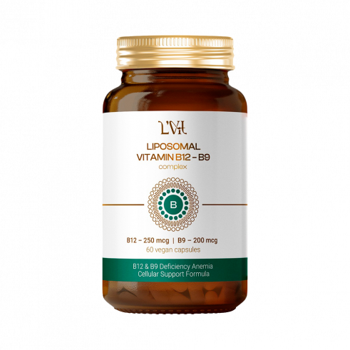 Liposomal Vitamins Liposomal В12 + В9, 60 капсул