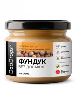 DopDrops Паста Фундучная Без Добавок, 250 гр