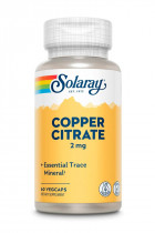 Solaray Copper Citrate, 60 капсул