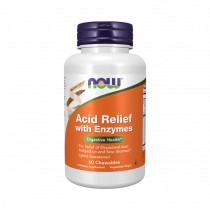 NOW Acid Relief with Enzymes, 60 таблеток